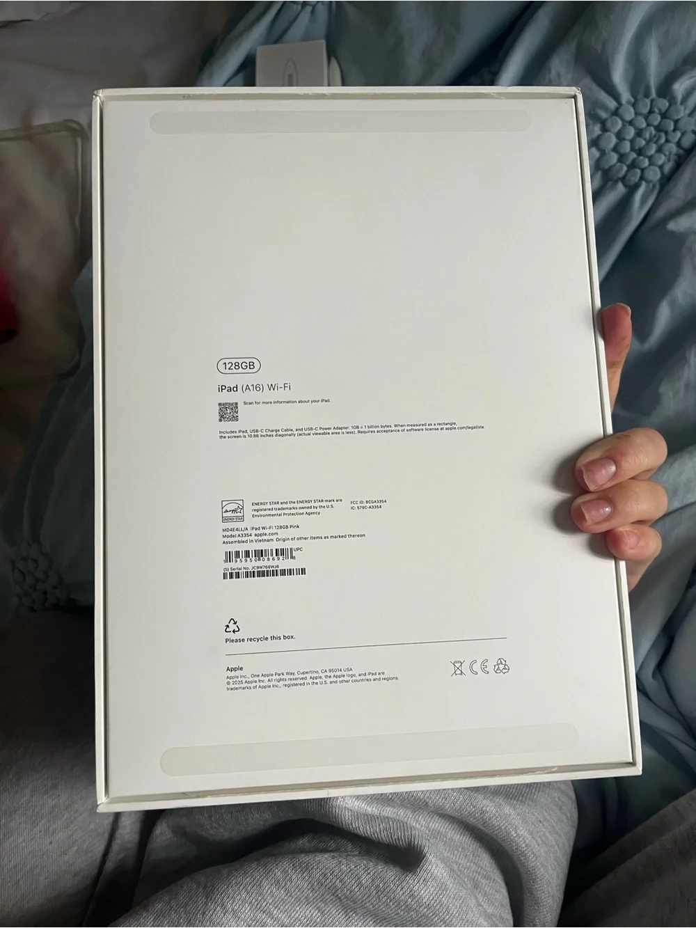 Pink iPad A16 2025 128gb WiFi